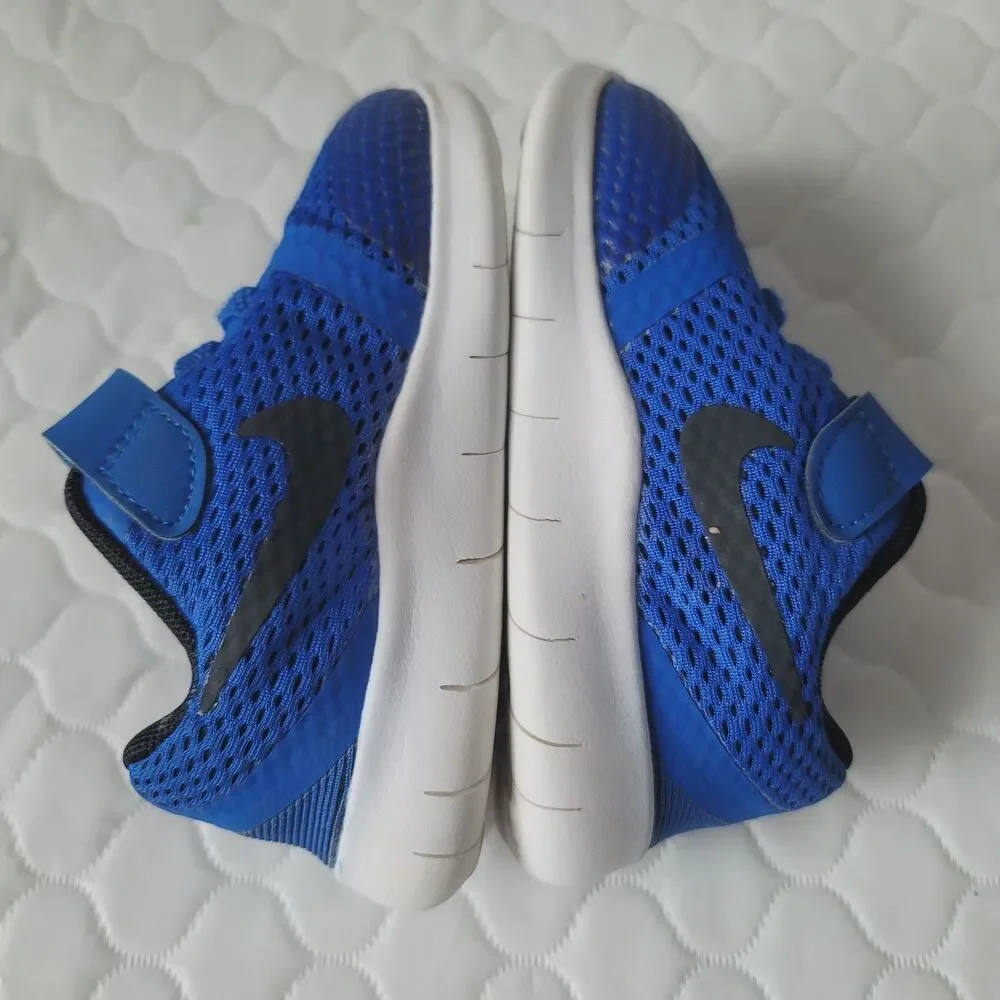 Nike Free Run TDV Kids Toddler Blue Sneakers Shoes Size 6C